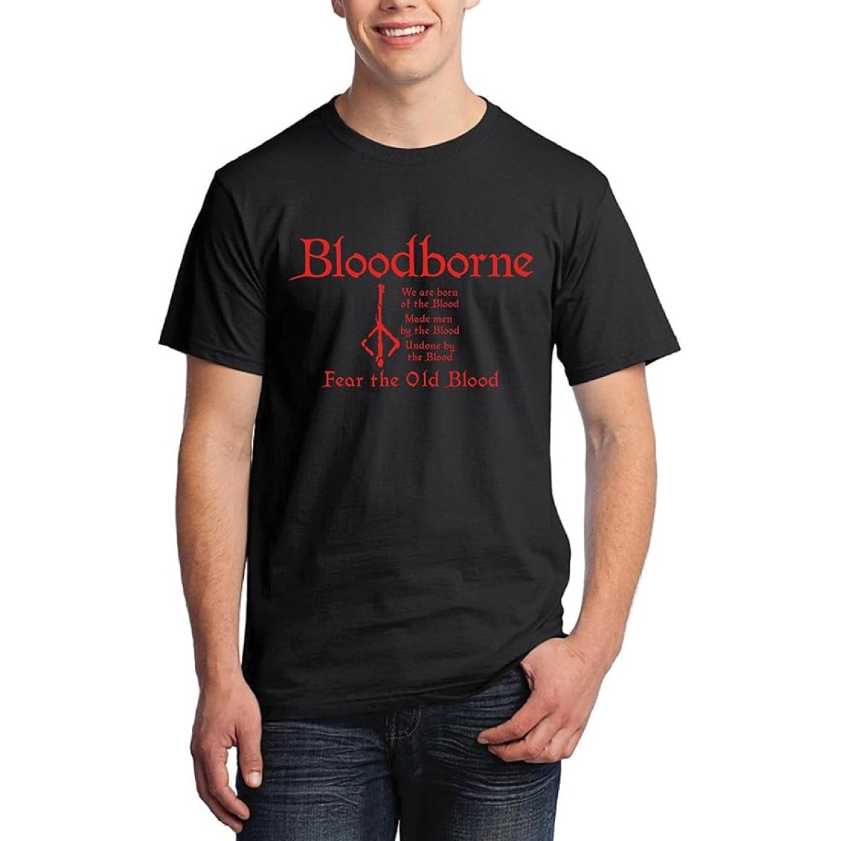 El Desván Nerd Sangrevil Camiseta de Hombre Manga Corta