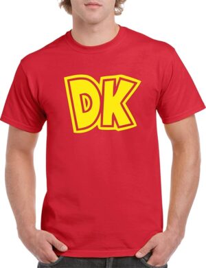 Gorilla - Camiseta roja de Manga Corta