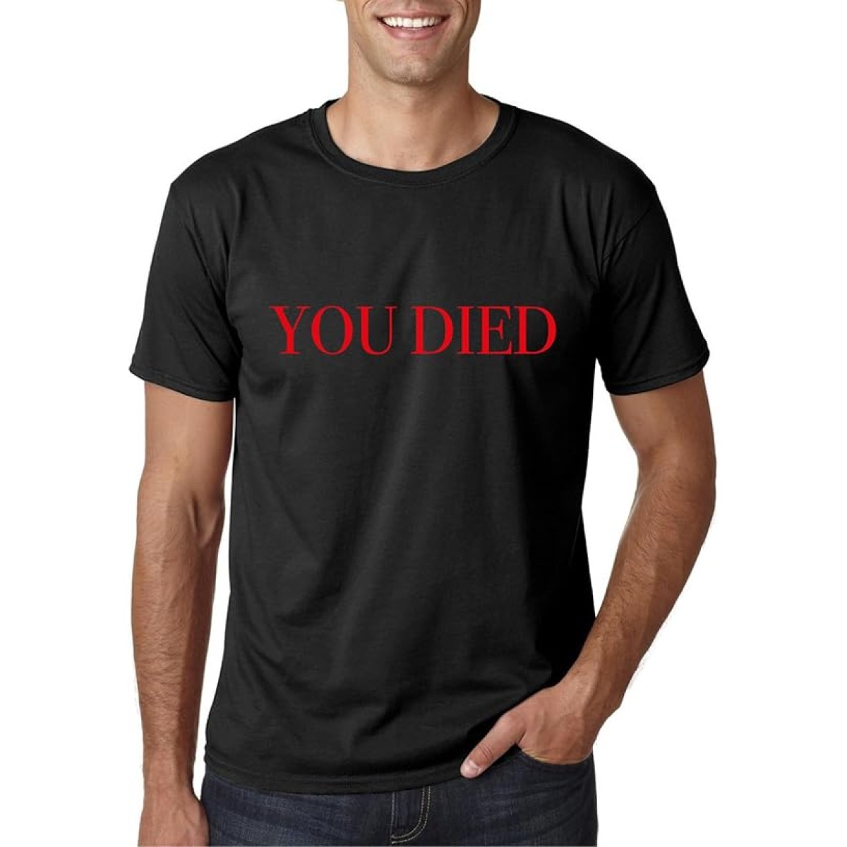 El Desván Nerd Camiseta para Gamers RPG Souls You Died
